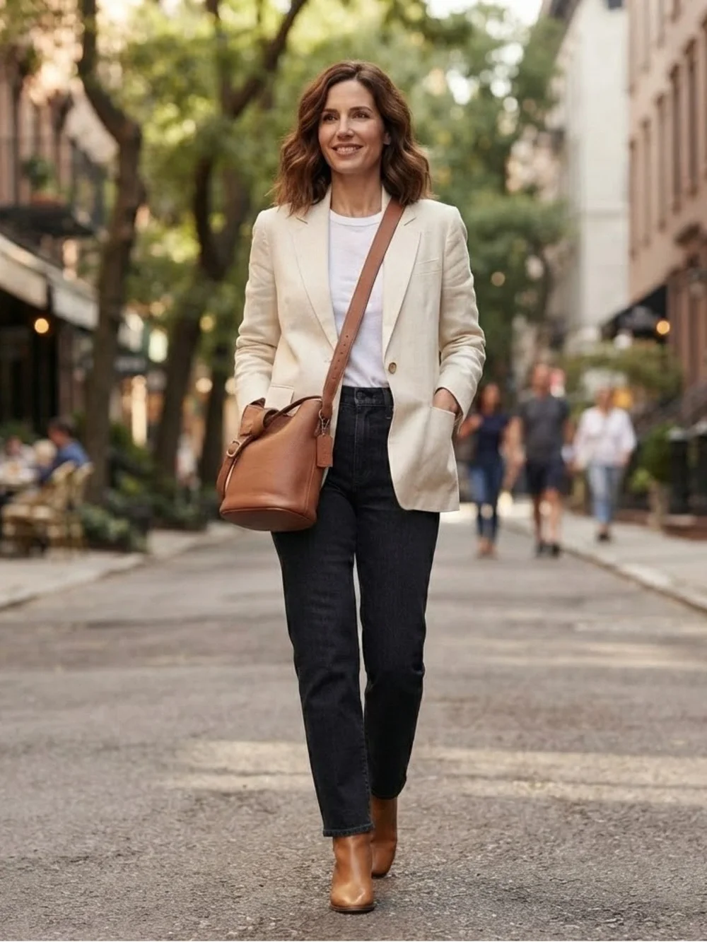 Coach leather bucket